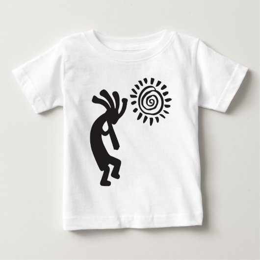 Het spelen van Vlote aan de Zon Kokopelli T-shirt (Voorkant)