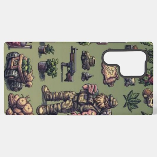 Het spelletje in mijn samsung galaxy hoesje (Achterkant horizontaal)