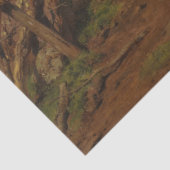 Het spenen van de kalveren (door Rosa Bonheur) Tissuepapier (Detail)