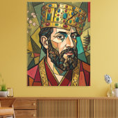 Het Spiegeldoek van de Soeverein Canvas Afdruk (Insitu (Woonkamer))