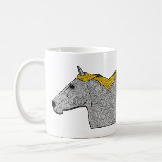 het spiegelpaard. koffiemok
