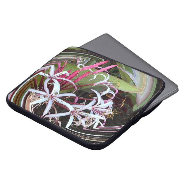 Het spieken..... laptop sleeve (Voorkant top)