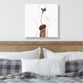 Het spijsverteringsstelsel 1 canvas afdruk (Insitu (Slaapkamer))