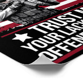 Het spijt me als mijn patriottisme je beledigt poster (Hoek)