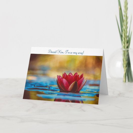 Het spijt me alsjeblieft, vergeef me de Kaart van  (Voorkant)