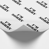 Het spijt me cadeaupapier (Hoek)