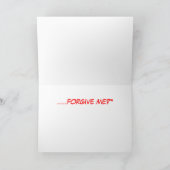 Het spijt me Cartoon Kaart (Binnen)