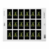 Het spijt me dat de leuke verpleegster op vakantie etiket (Full Sheet)