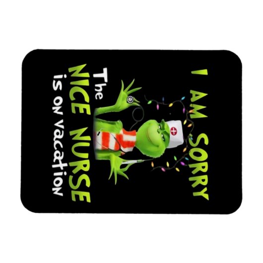 Het spijt me dat de leuke verpleegster op vakantie magneet (Horizontaal)