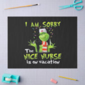 Het spijt me dat de leuke verpleegster op vakantie tissuepapier (Craft)