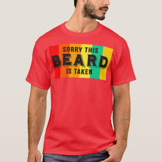 Het spijt me dat deze baard grappig is gemaakt op  t-shirt