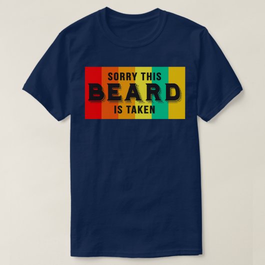 Het spijt me dat deze baard grappig is gemaakt op  t-shirt (Design voorkant)