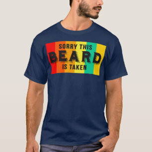 Het spijt me dat deze baard grappig is gemaakt op t-shirt