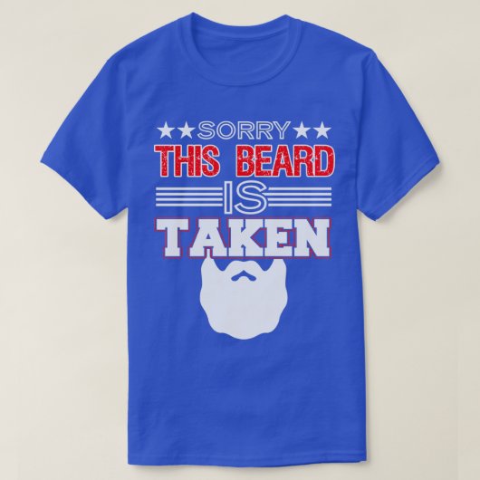 Het spijt me dat deze baard grappig is Mannen, Gif T-shirt (Design voorkant)