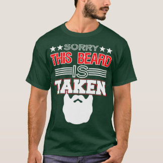 Het spijt me dat deze baard grappig Mannen cadeaus T-shirt
