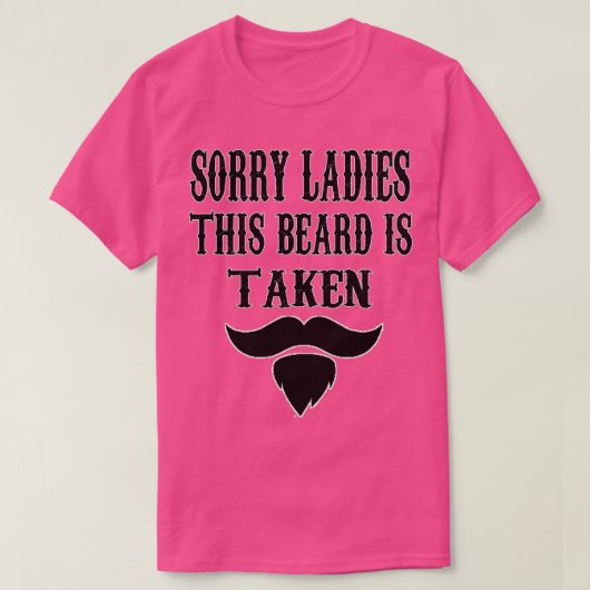 Het spijt me dat deze baard is genomen 1 t-shirt (Design voorkant)