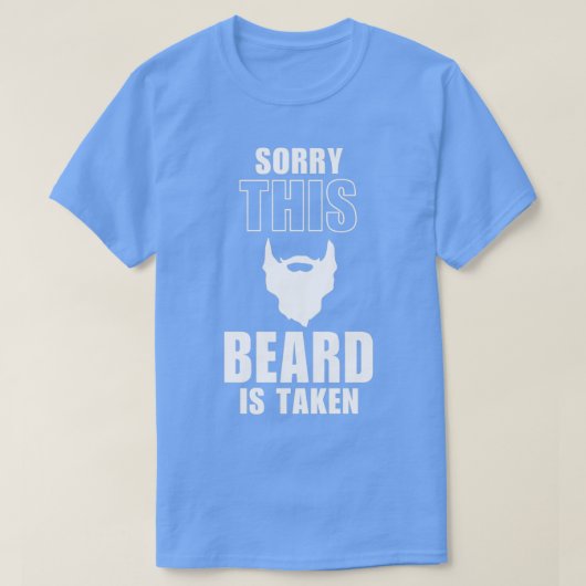 Het spijt me dat deze baard is ingenomen 5 t-shirt (Design voorkant)