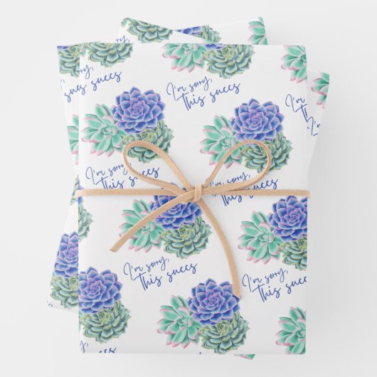 Het spijt me dat dit handige papierpakbladen is inpakpapier vel (In situ)