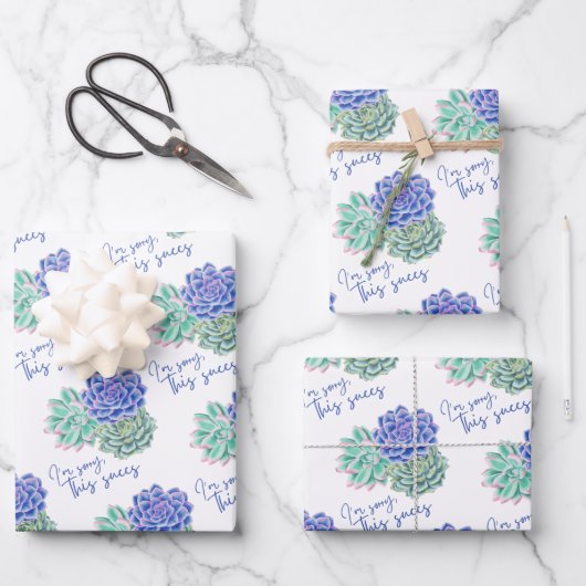 Het spijt me dat dit handige papierpakbladen is inpakpapier vel (Voorkant)