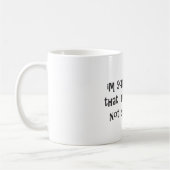 Het spijt me dat het me letterlijk niets kan schel koffiemok (Links)