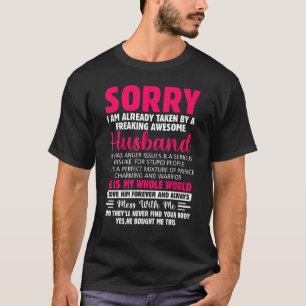 Het spijt me dat ik al een Geweldige uur heb genom T-shirt