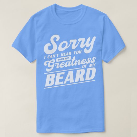 Het spijt me dat ik Canx27t je hoor over de groots T-shirt (Design voorkant)