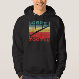 Het spijt me dat ik Clarinet Player Clarinetist Mu Hoodie