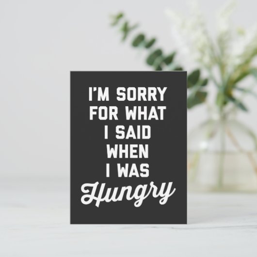 Het spijt me dat ik de grappige prijsopgave heb ge briefkaart (Staand voorkant)