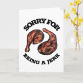 Het spijt me dat ik een Jerk Jamaican Chicken Food Kaart (Gele Bloem)