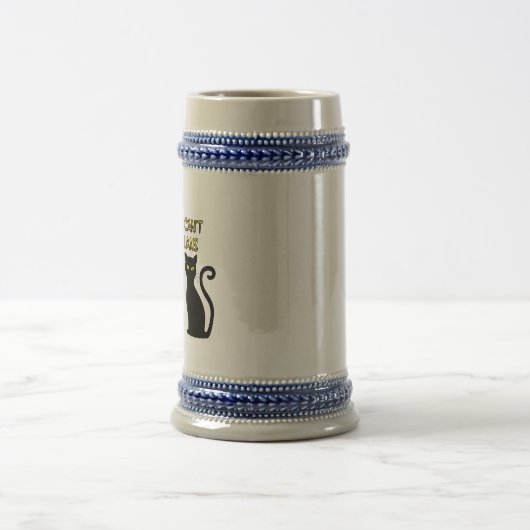 Het spijt me dat ik geen grappige zwarte kat met g bierpul (Center)