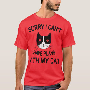 Het spijt me dat ik geen plannen heb met M T-shirt
