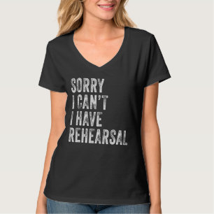 Het spijt me dat ik geen repetitie van de gehoor k t-shirt