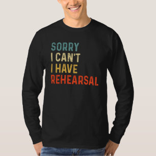 Het spijt me dat ik geen repetitie van de gehoor k t-shirt