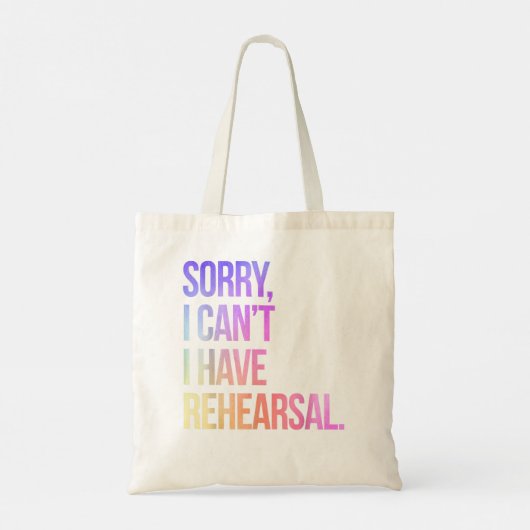 Het spijt me dat ik geen repetitie van de repetiti tote bag (Achterkant)