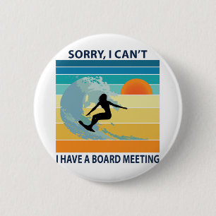 Het spijt me dat ik geen vergadering van de raad v ronde button 5,7 cm