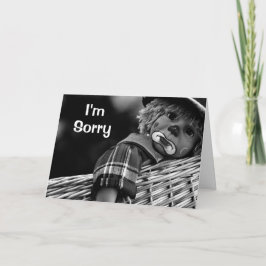 Het spijt me dat ik het moet vergeten. kaart