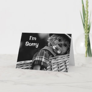 Het spijt me dat ik het moet vergeten. kaart