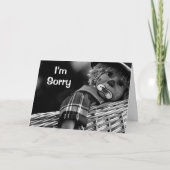 Het spijt me dat ik het moet vergeten. kaart (Voorkant)