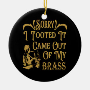 Het spijt me dat ik het uit m'n hoofd heb gehaald, keramisch ornament