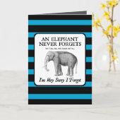 Het spijt me dat ik het vergeten ben kaart (Gele Bloem)