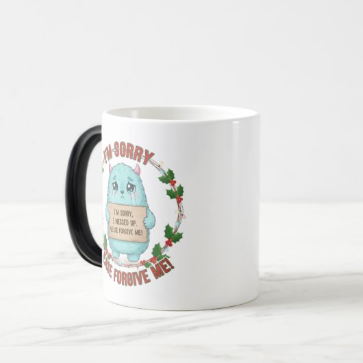 Het spijt me dat ik het verknoeid heb, vergeef me magische mok (Voorkant links)