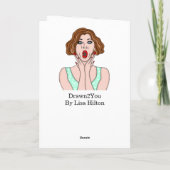 Het spijt me dat ik je Birthday Grapny gemist heb Kaart (Achterkant)