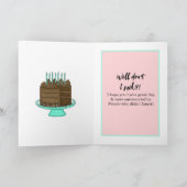 Het spijt me dat ik je Birthday Grapny gemist heb Kaart (Binnen)