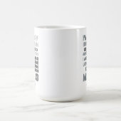 Het spijt me dat ik je Buttonnen niet wilde laten  Koffiemok (Center)