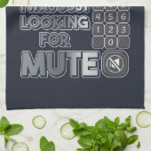 Het spijt me dat ik je Buttonnen niet wilde laten  Theedoek (Gevouwen)