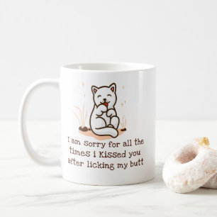Het spijt me dat ik je heb gekust nadat ik mijn bu koffiemok