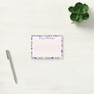 Het spijt me dat ik je heb gemist Post it Notes