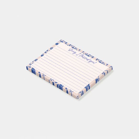 Het spijt me dat ik je heb gemist Post it Notes (Schuin)