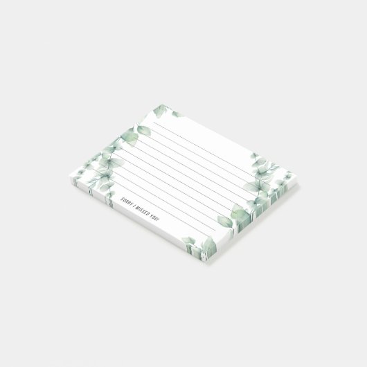 Het spijt me dat ik je heb gemist Post it Notes (Schuin)