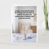 Het spijt me dat ik je heb laten huilen. kaart (Achterkant)